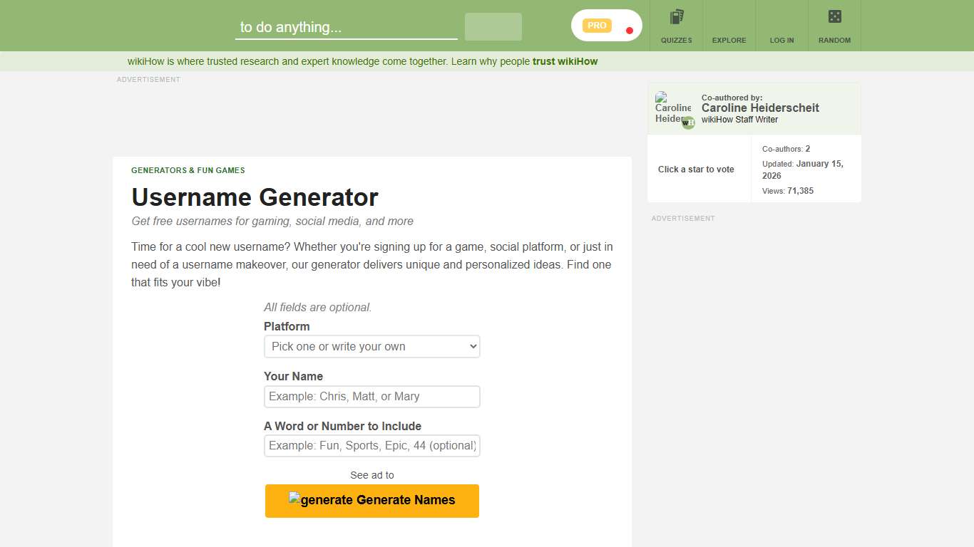 Username Generator: Free & Unique Usernames